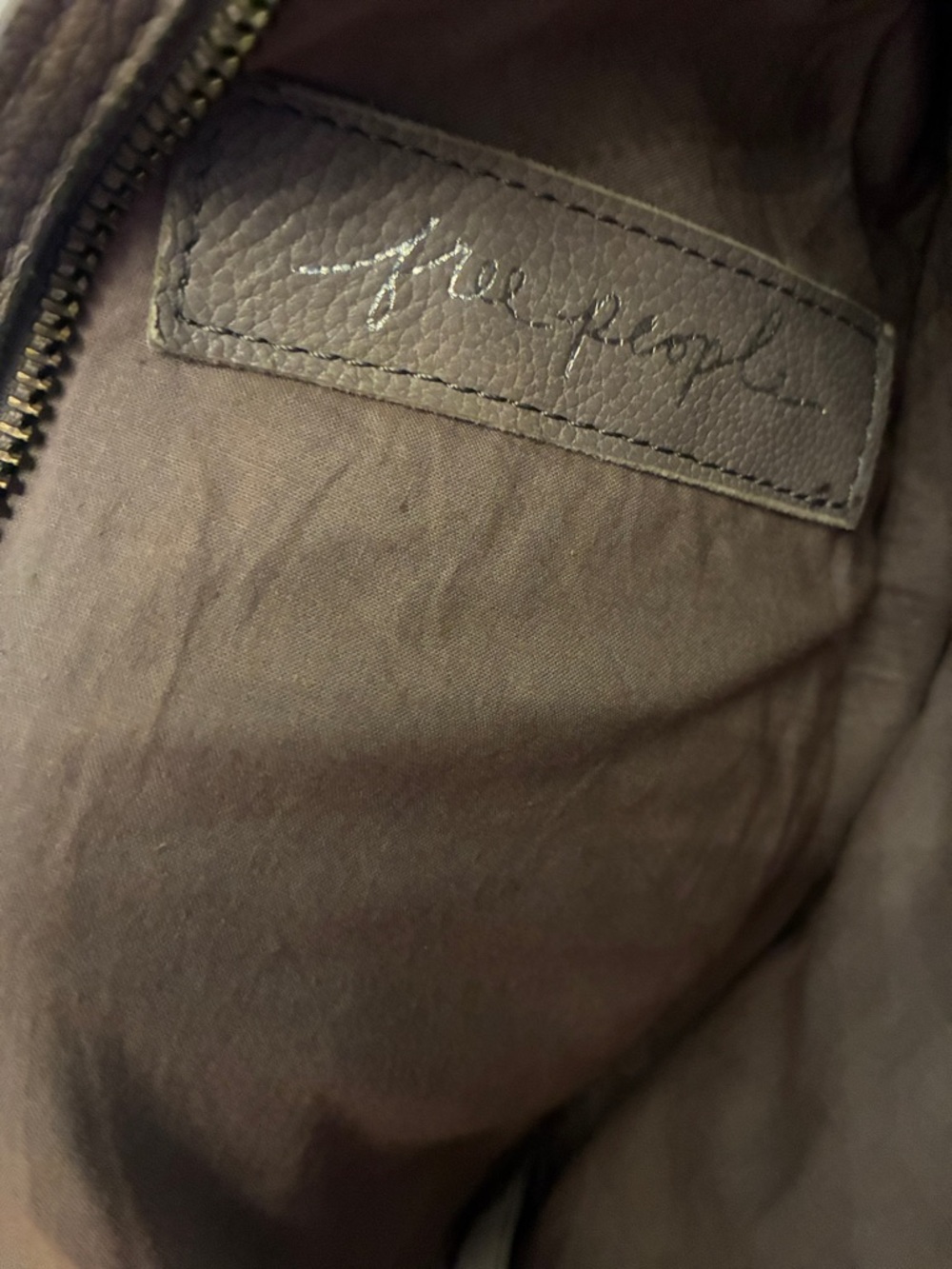 Free People Goat Leather Crossbody Sling Bag - Picture 6 of 12